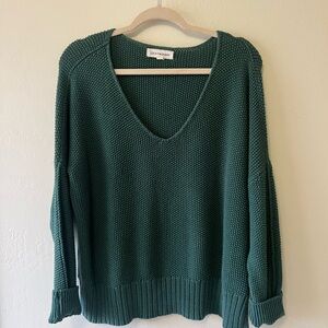 Lucky‎ Brand Women's Teal V-Neck Sweater